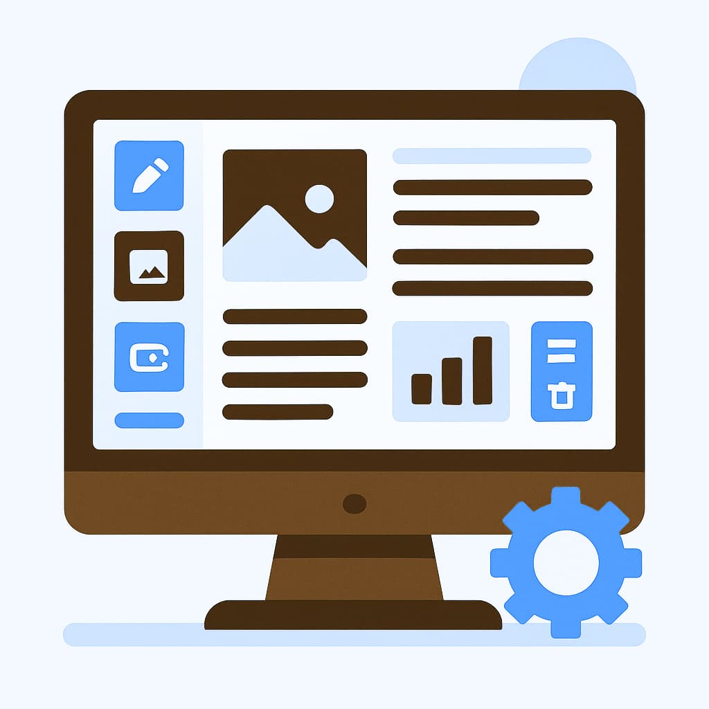 Panou de administrare personalizat (CMS)